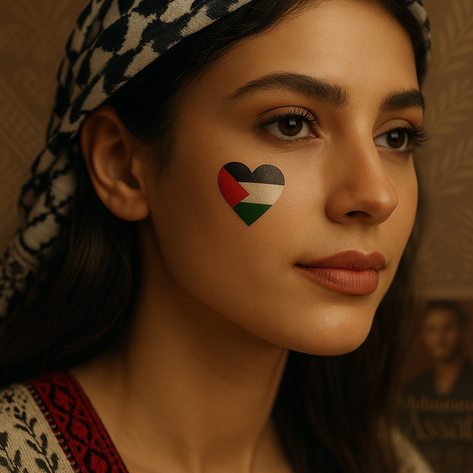 Palestine Flag Temporary Tattoos