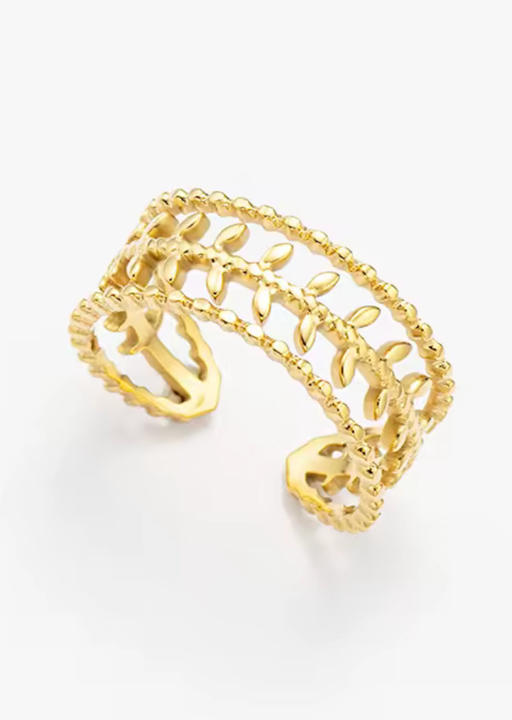 Jenin Olive Branch Ring