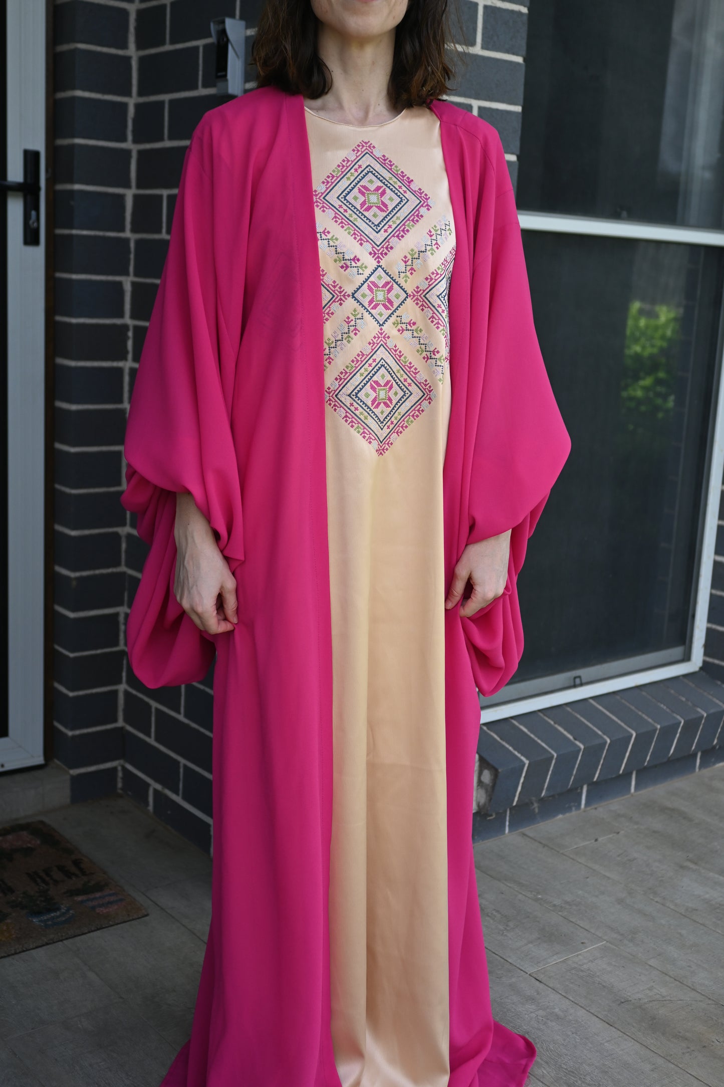 Luxe Tatreez Abaya Set