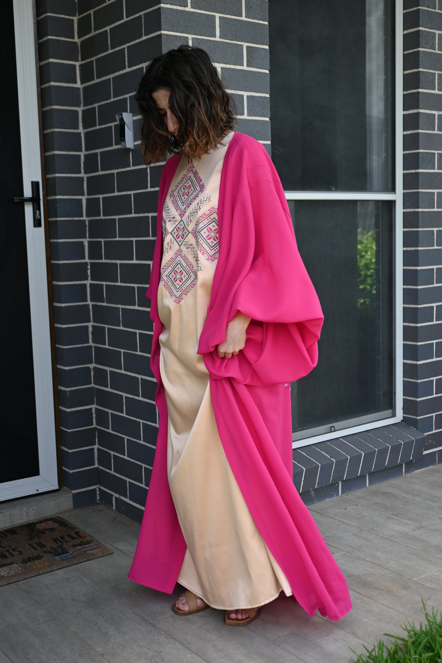 Luxe Tatreez Abaya Set