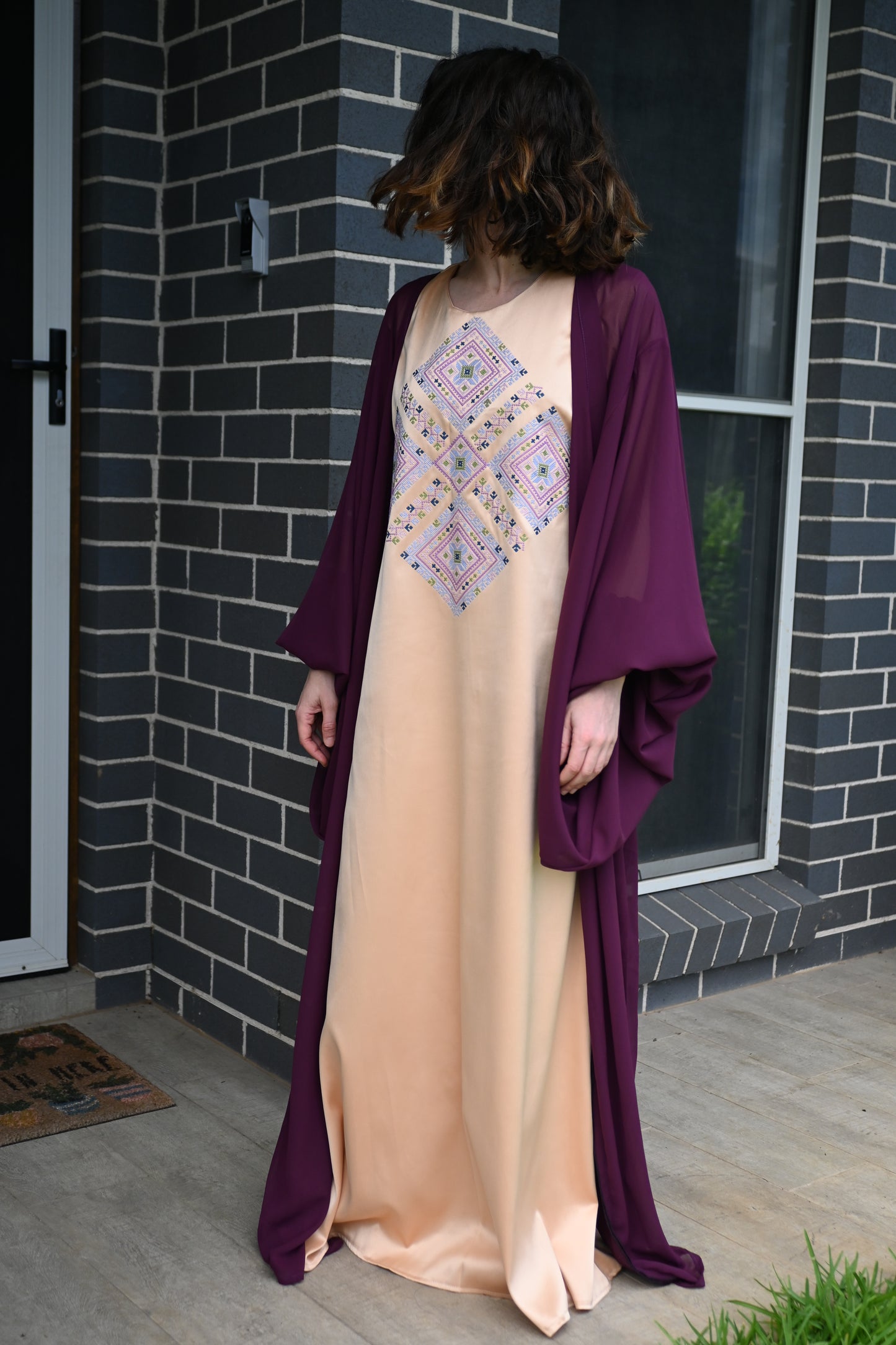 Luxe Tatreez Abaya Set